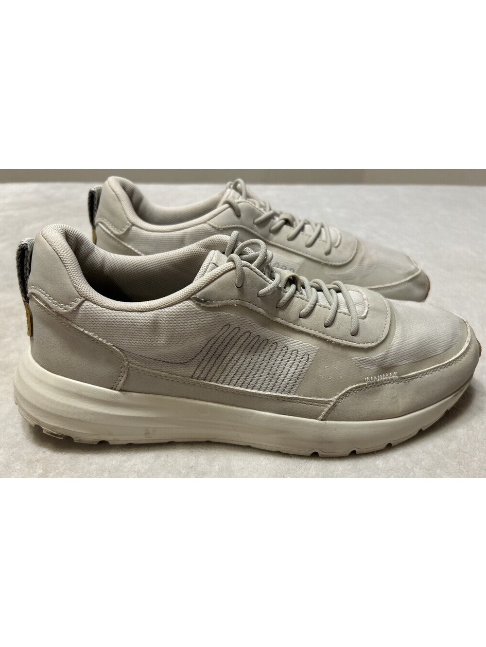 Hey Dude Men’s 11 Sirocco Alta Essentials Shoes Sneaker Gray White Lightweight